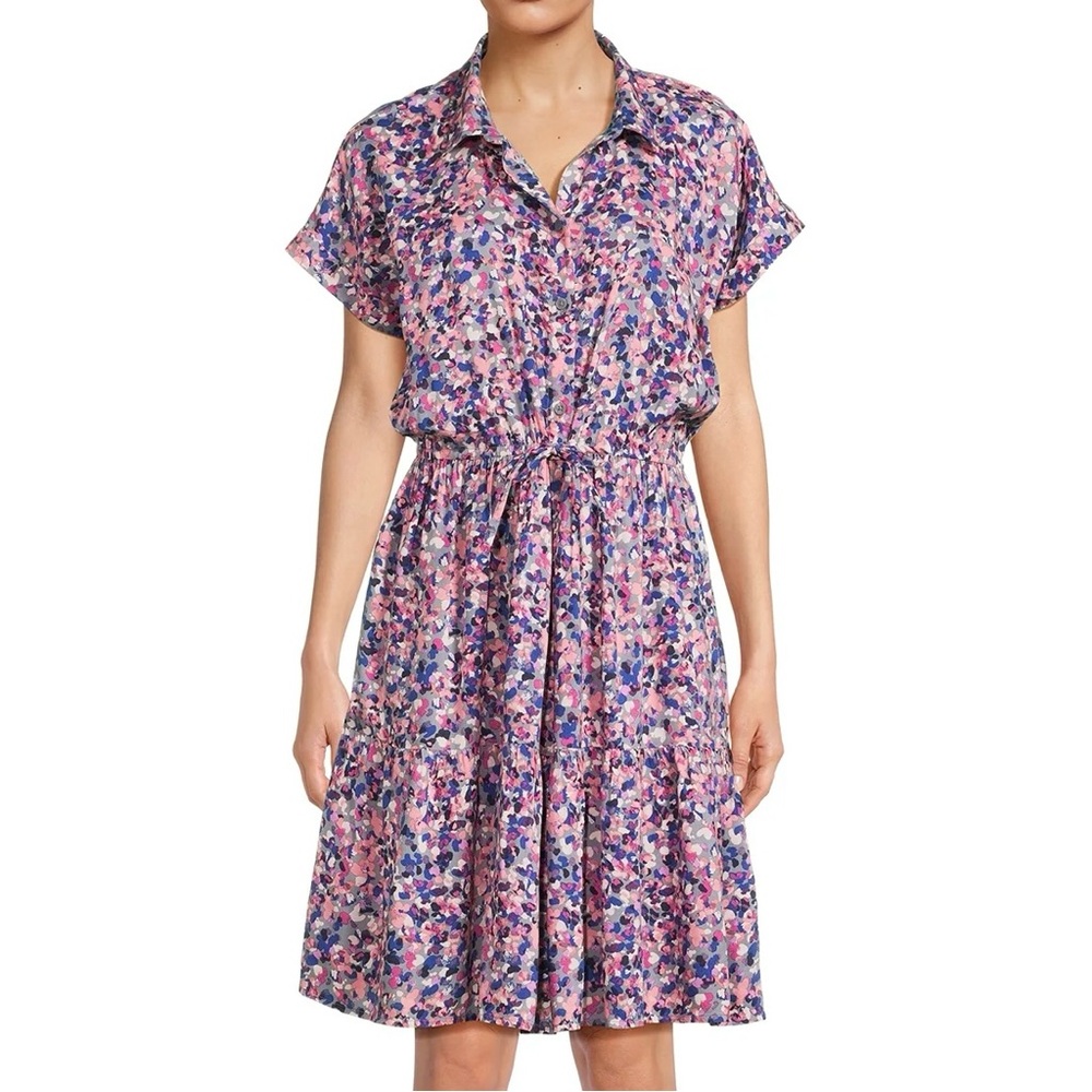 Beach Lunch Lounge Candy Pop Dolman Sleeve Shirt Dress XXL